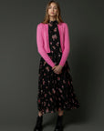 Zaikamoya Judith Pink Flowers Dress