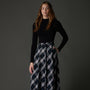 Zaikamoya Skylar Plaid Long Skirt