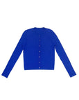 Zaikamoya Ribbed Royal Blue Cardigan