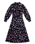 Zaikamoya Purple Flower Sharon Dress