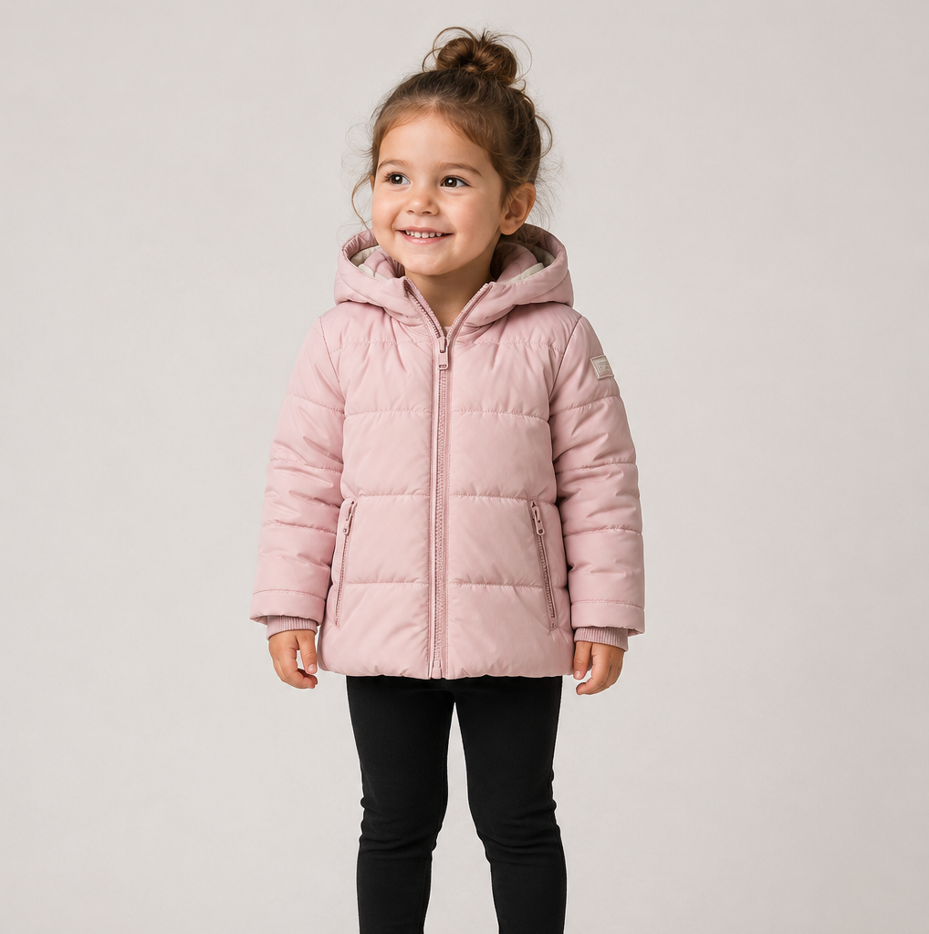 Bamboogie Pink Quartz Hooded Down Jacket