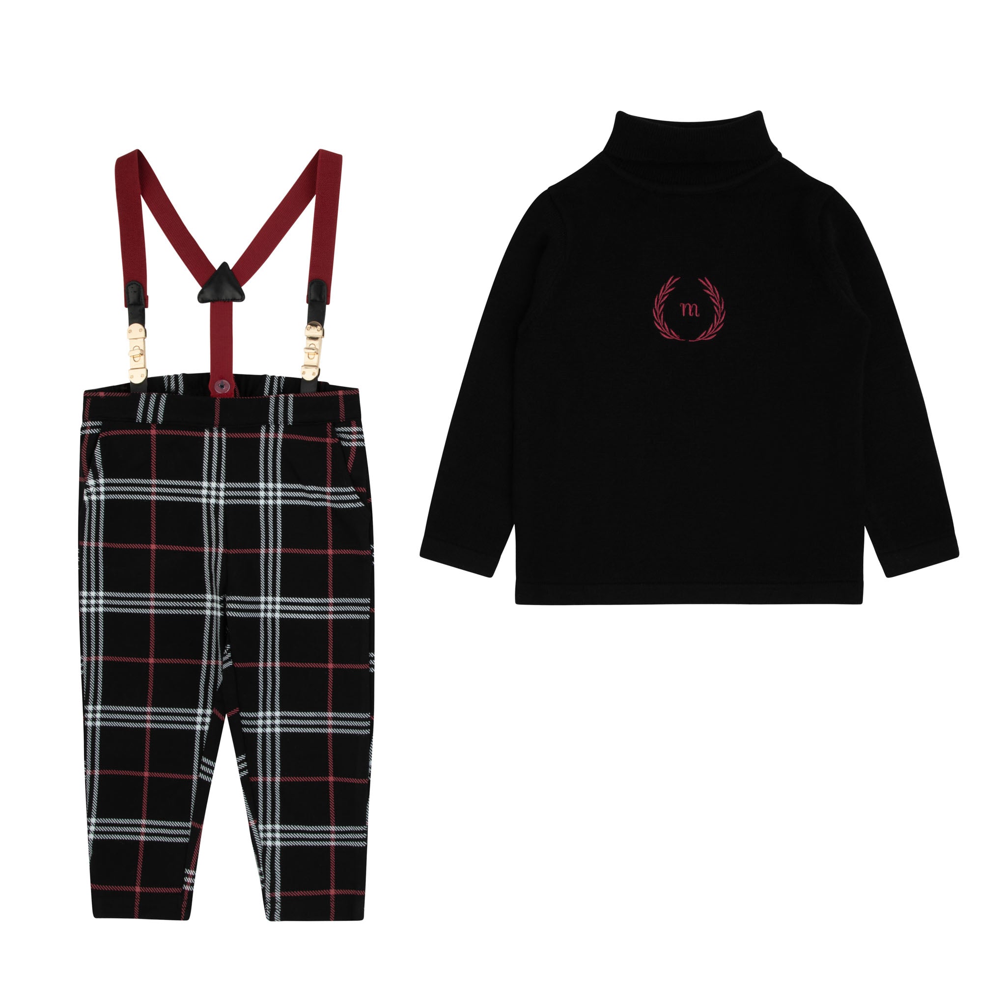 Miss Mini Boy Embroidered Duo Shabbos Set