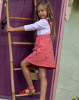 Miss Mini Bikes & Bows Skirt Set