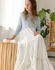 Miss Mini Pointelle Knit Shabbos Teen Maxi