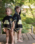 Miss Mini Postcard Swim Girl Poncho