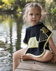 Miss Mini Postcard Swim Girl Poncho