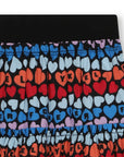 Sonia Rykiel Multi Heart Print Skirt