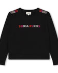 Sonia Rykiel Knit Multi Rhinestone Sweatshirt