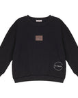 Calla Lili Black Boys Stamp Sweatshirt