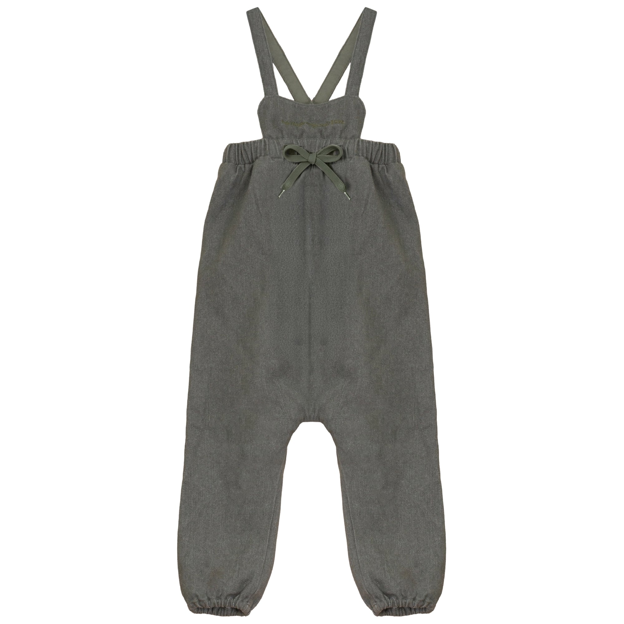 Calla Lili Baby Girl Green Heritage Romper