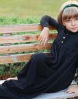 Ann Of Nan Black 1x1 Maxi Robe