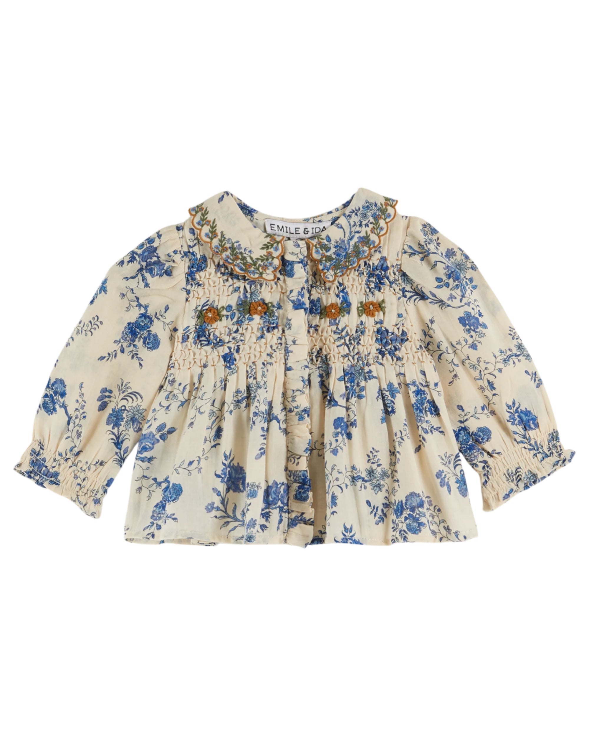 Emile Et Ida Orchid Blue Bloomer Set