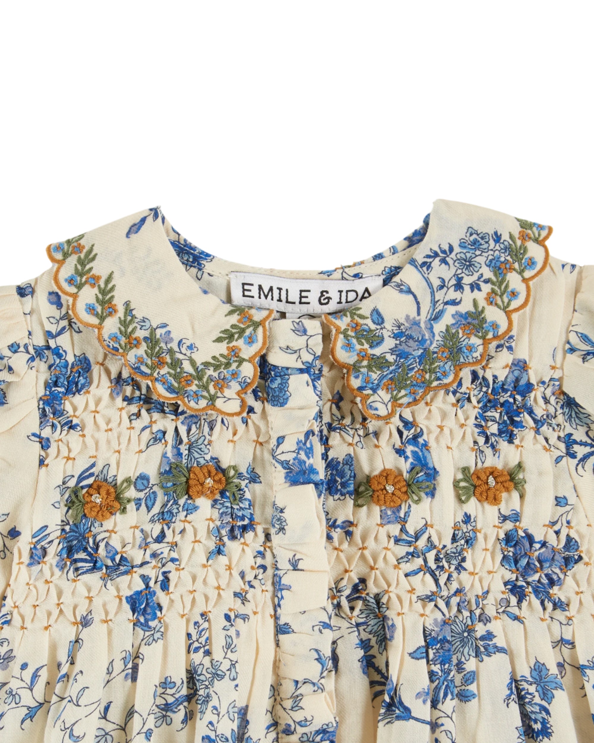 Emile Et Ida Orchid Blue Bloomer Set