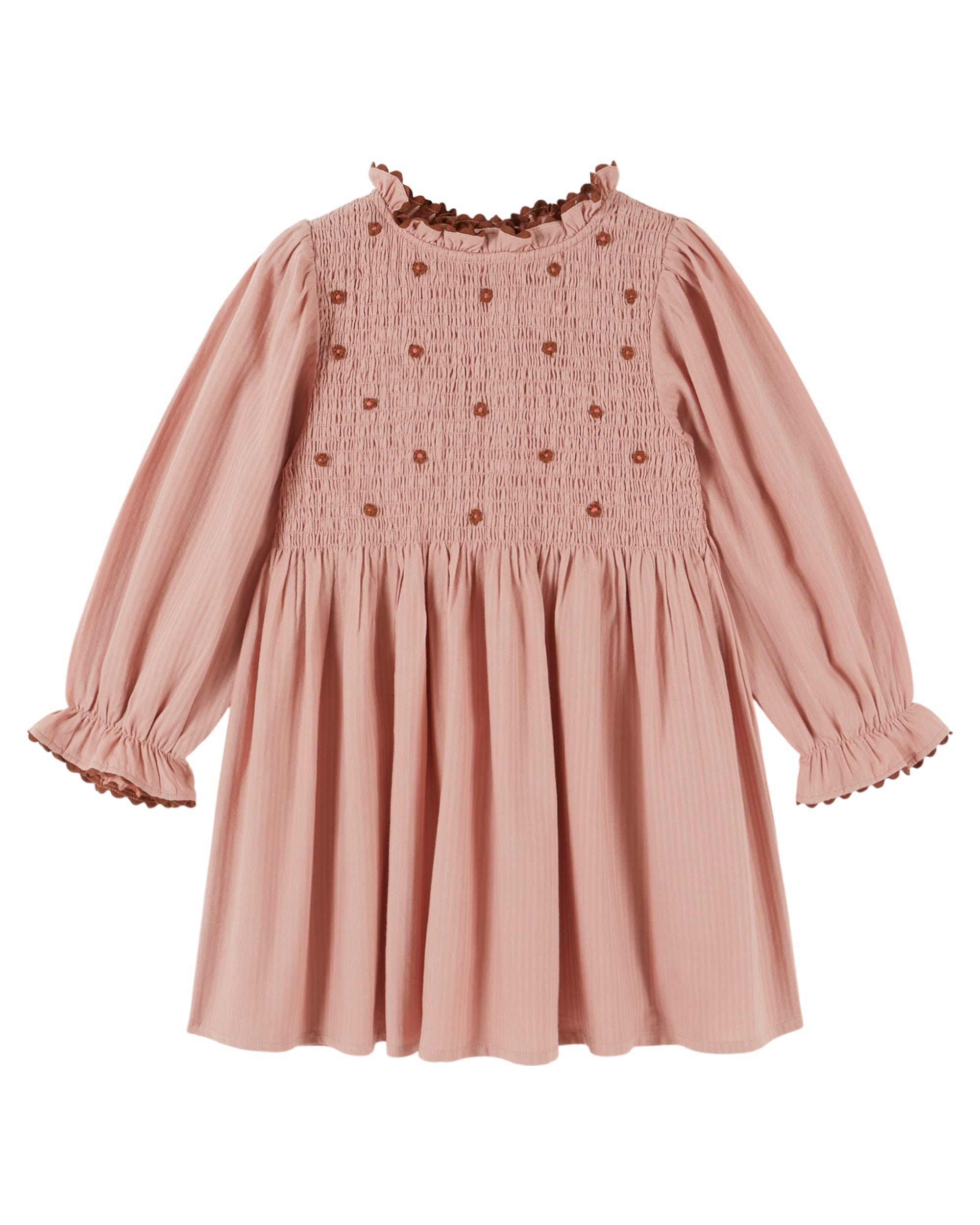 Emile Et Ida Brodee Smockee Sakura Dress