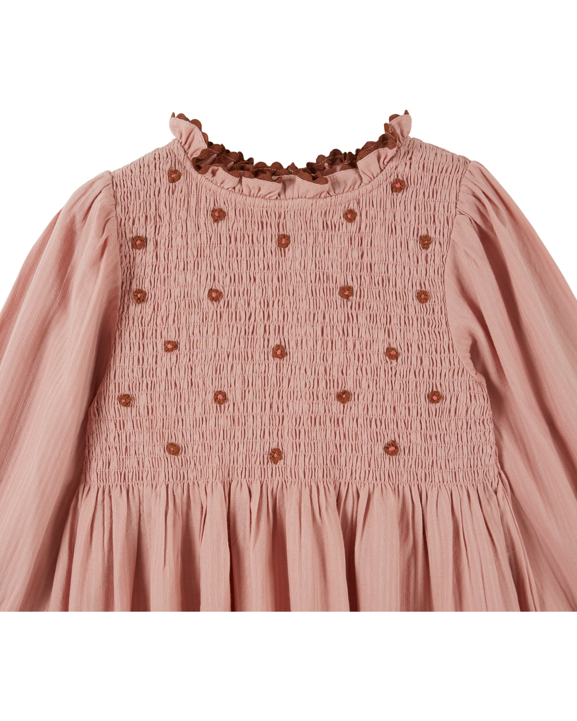 Emile Et Ida Brodee Smockee Sakura Dress
