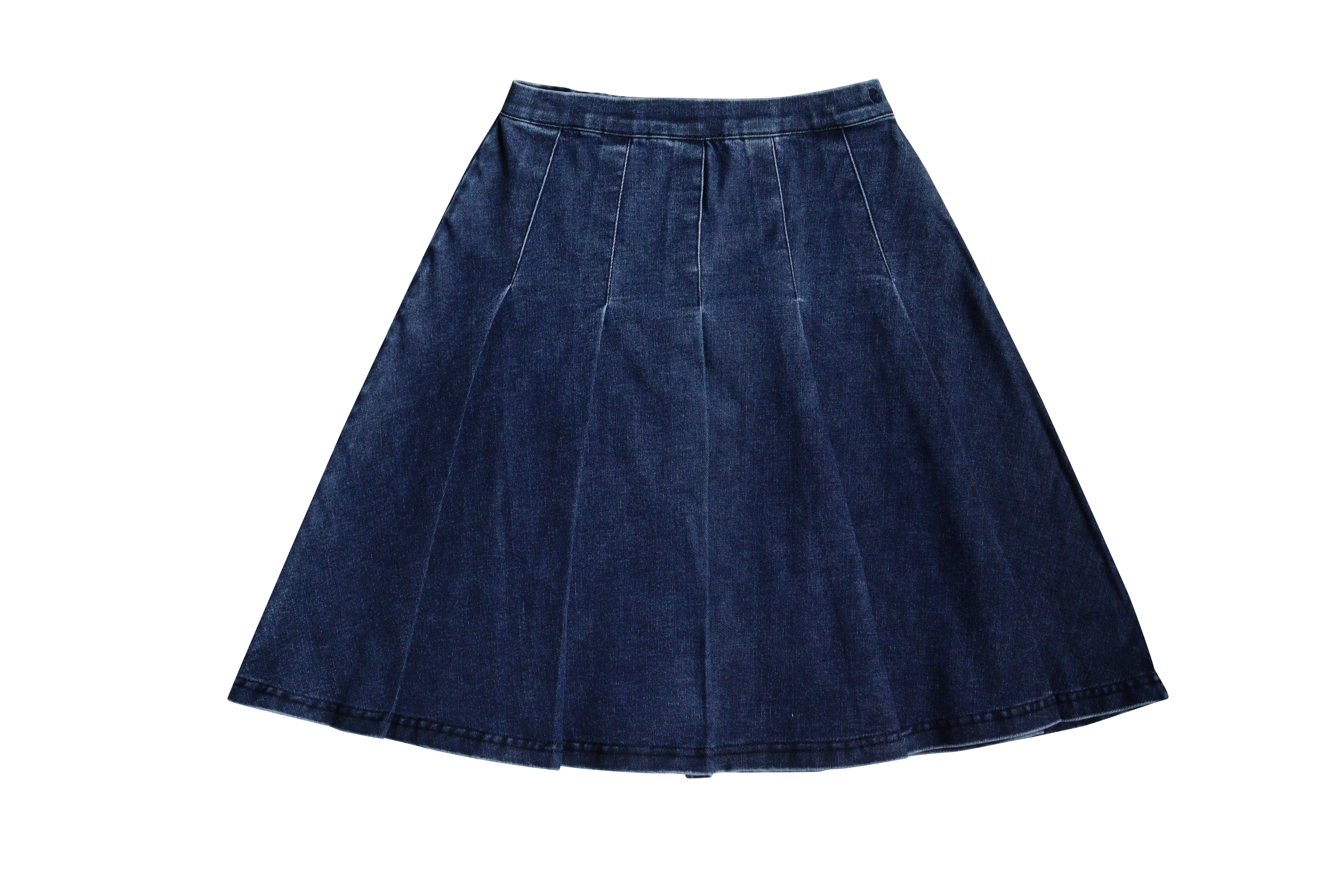 Crew Kids Denim Box Pleated Skirt