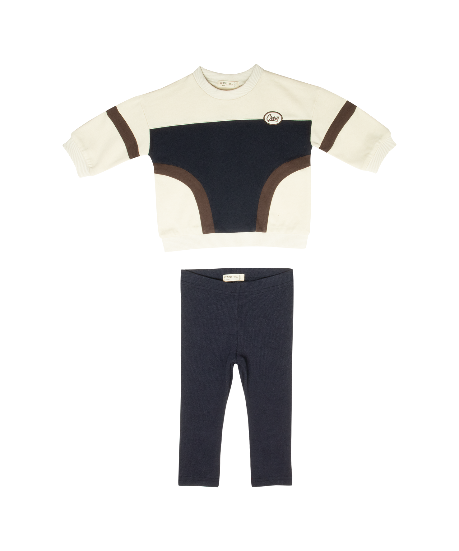 Crew Kids Espresso Aiden Sweatshirt Set
