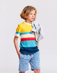 AO76 Vintage Stripe Mat T-Shirt