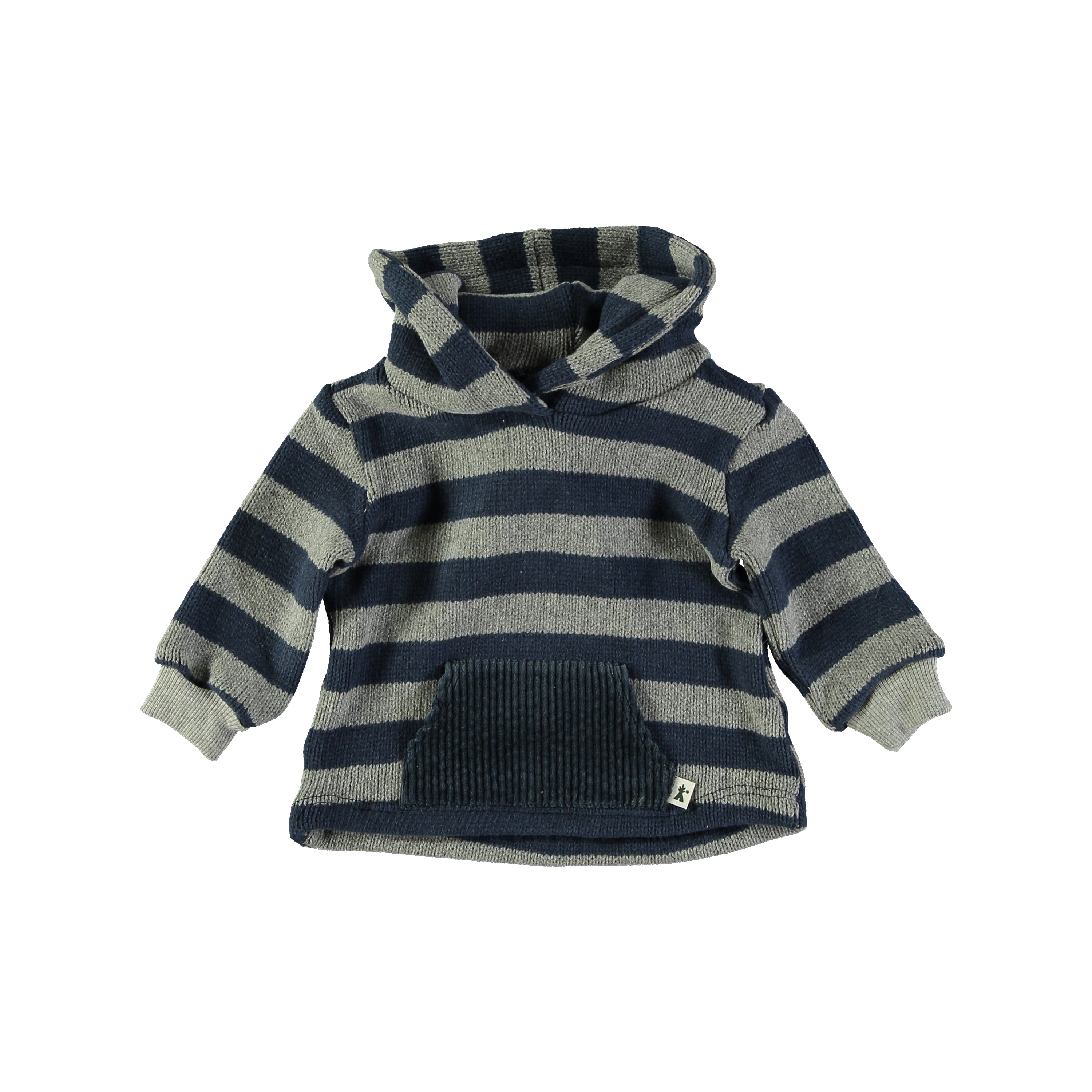 Petit Indi Pocket Striped Hoodie