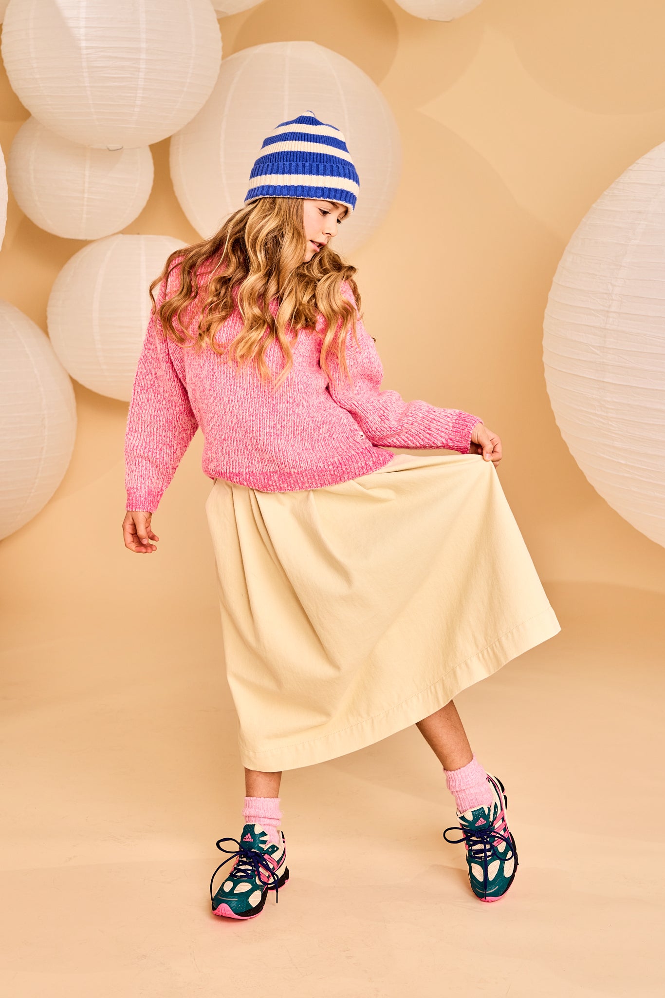 colorful_style୨୧⋆* Saodimallsu Womens Color Block Cropped Sweaters 2025 Winter