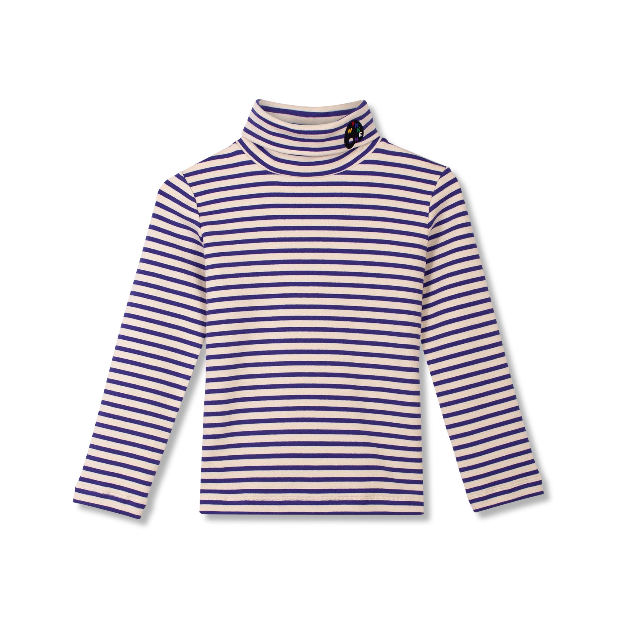 Wynken Navy Striped Turtleneck