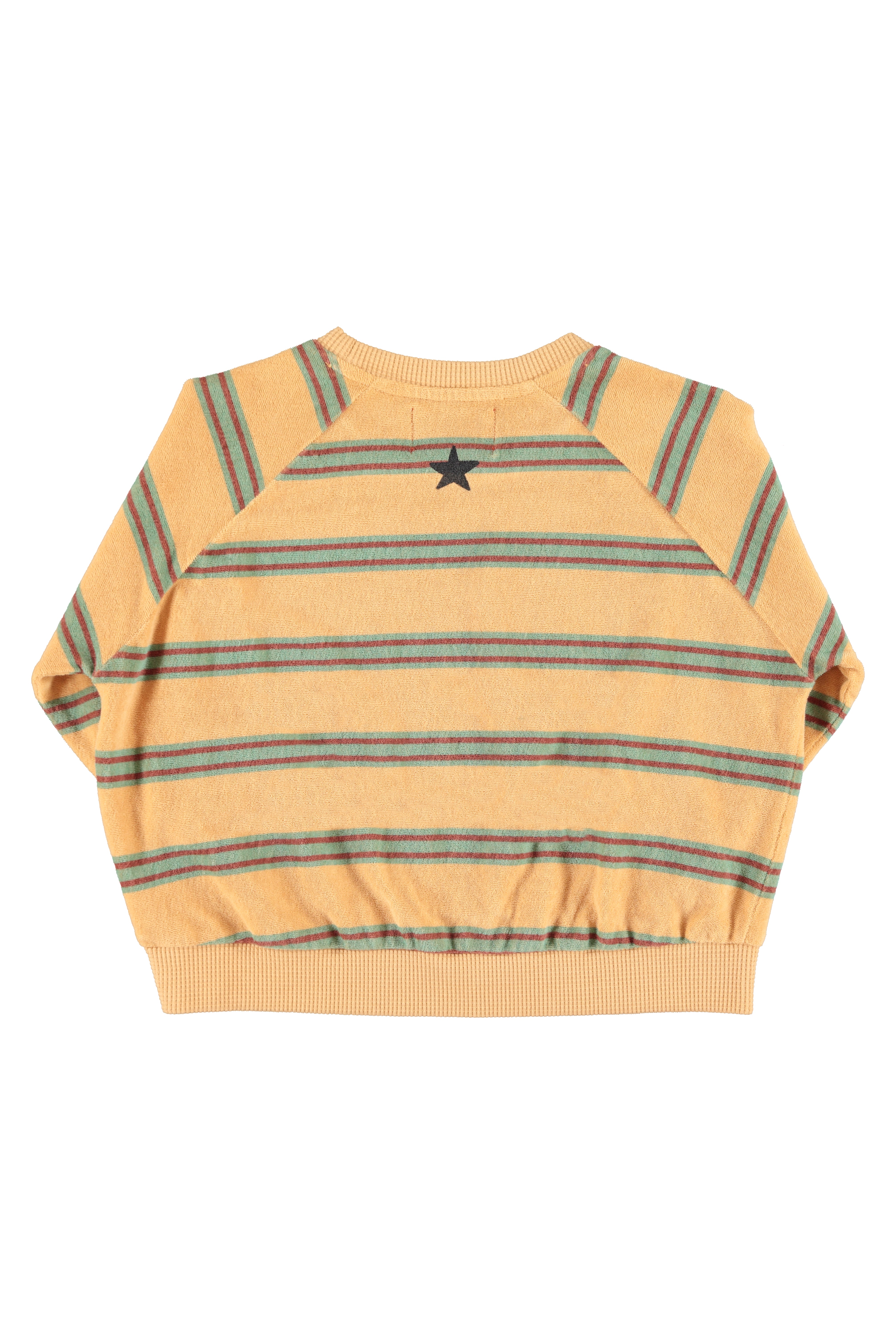 Piupiuchick Terry Cotton Striped Sweatshirt