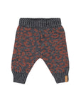 Piupiuchick Camel Animal Printed Sweater Set