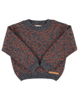 Piupiuchick Camel Animal Printed Sweater Set