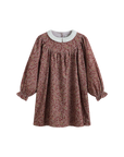 Cera Una Volta Burgundy Flower Kaya Dress