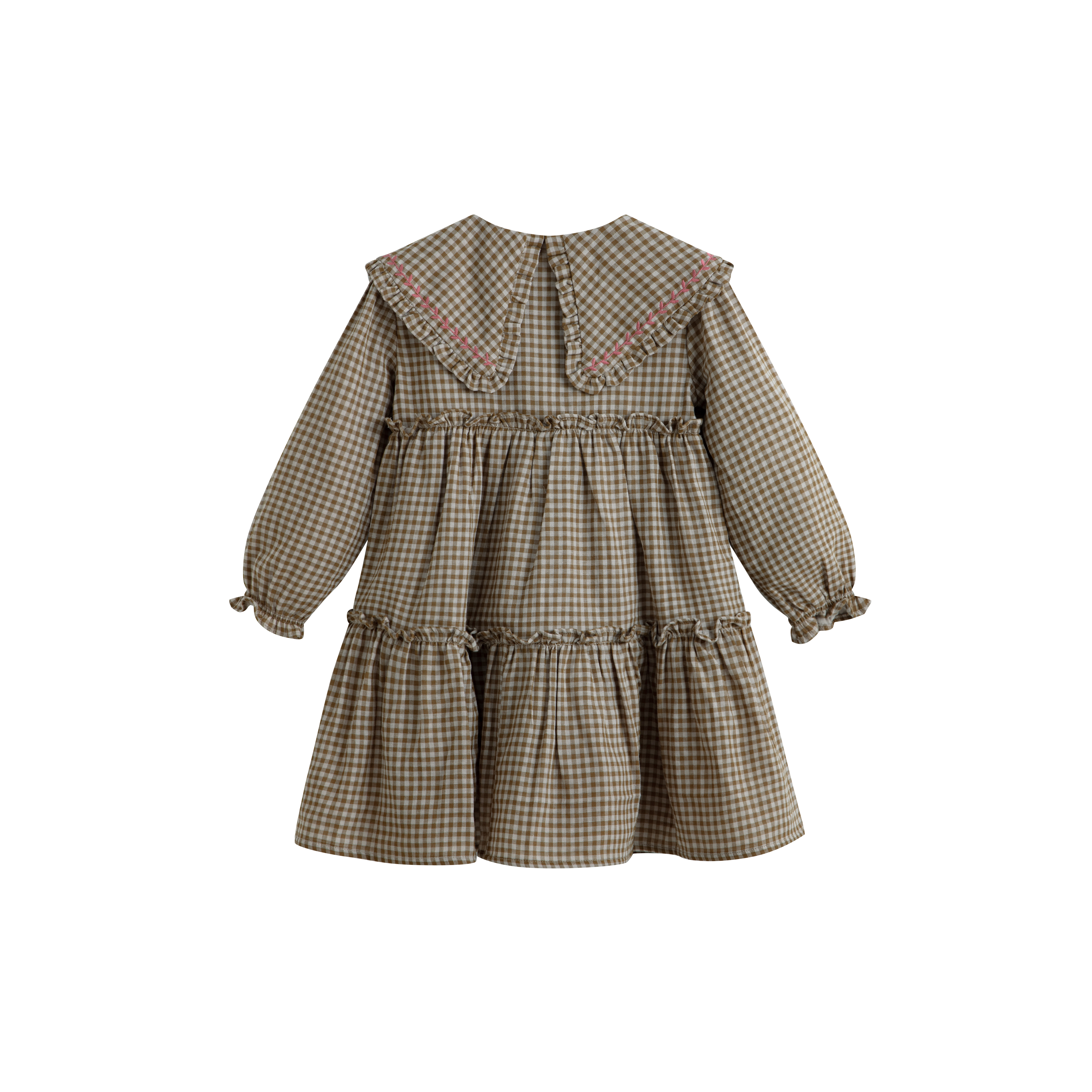Cera Una Volta Green Check Viola Dress