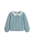 Cera Una Volta Dusty Blue Selene Knit Top