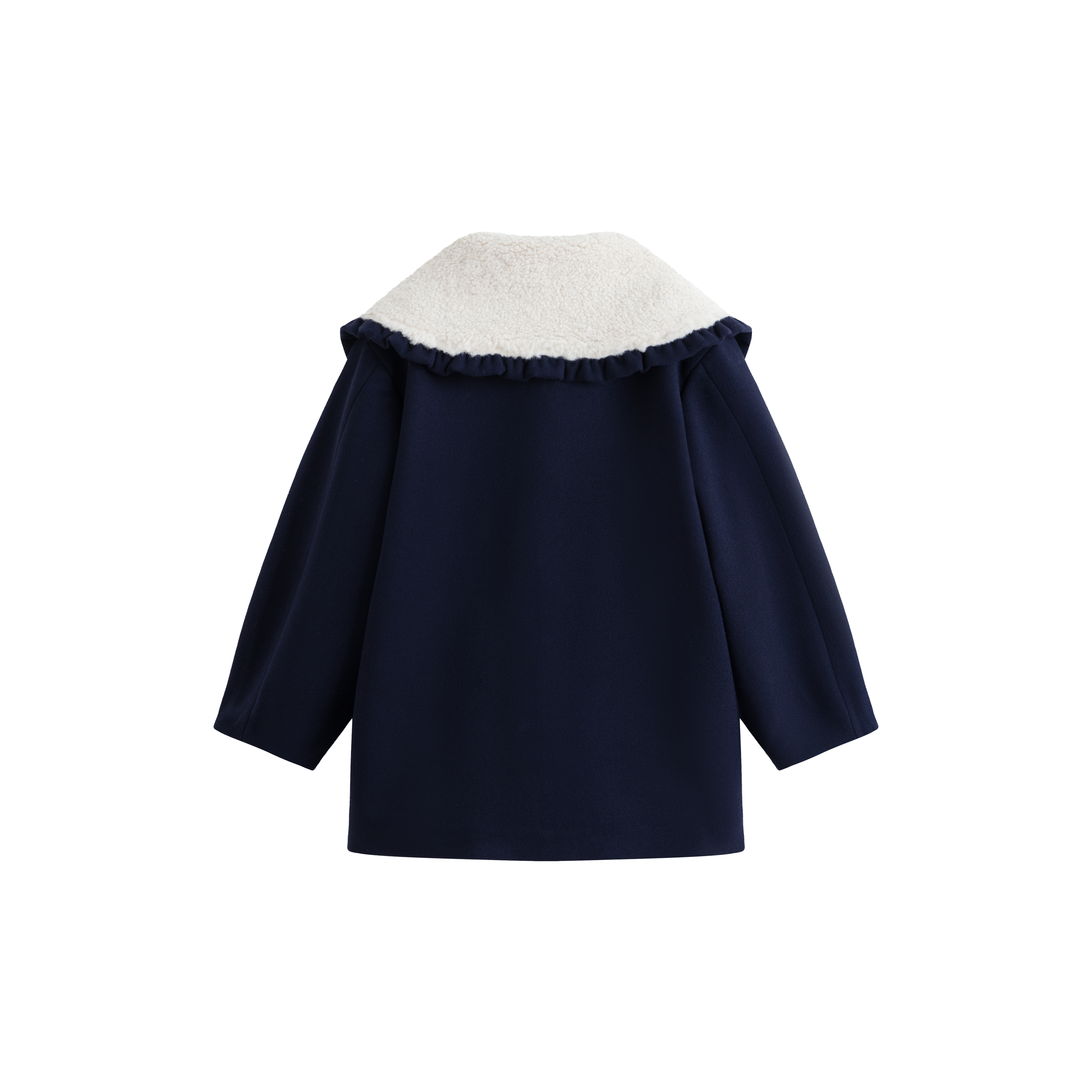 Cera Una Volta Navy Nancy Coat