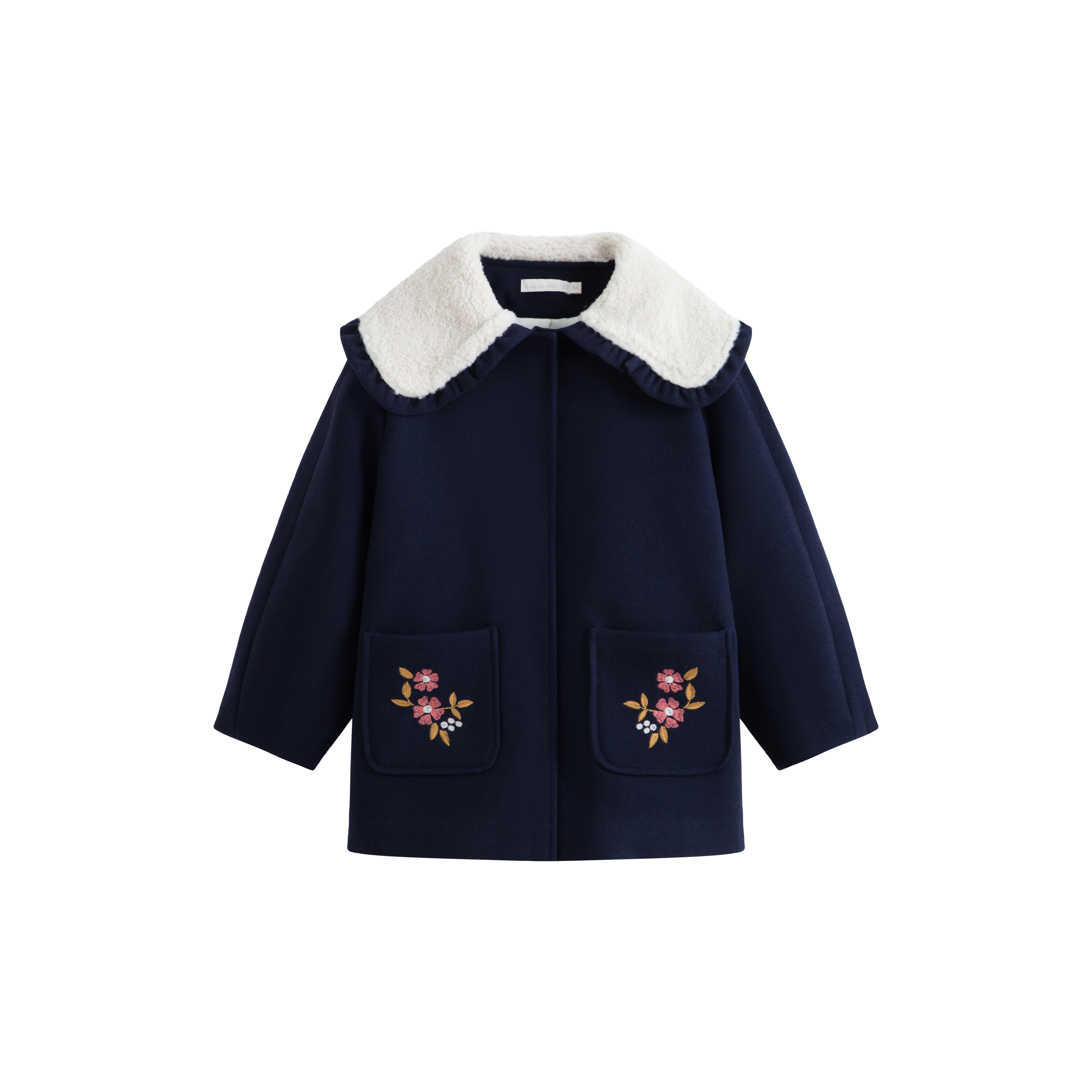 Cera Una Volta Navy Nancy Coat