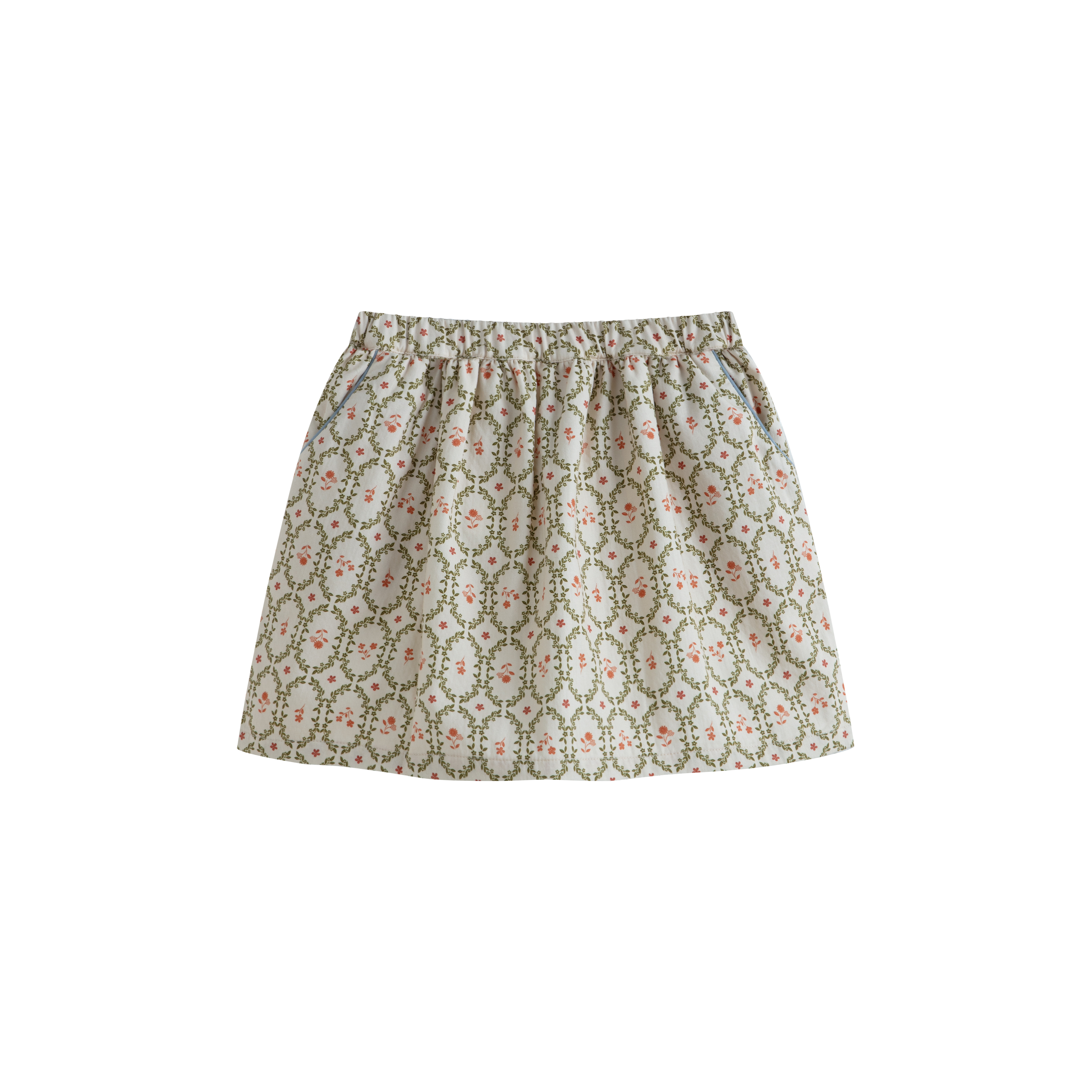 Cera Una Volta Cream Sage Priscilla Skirt