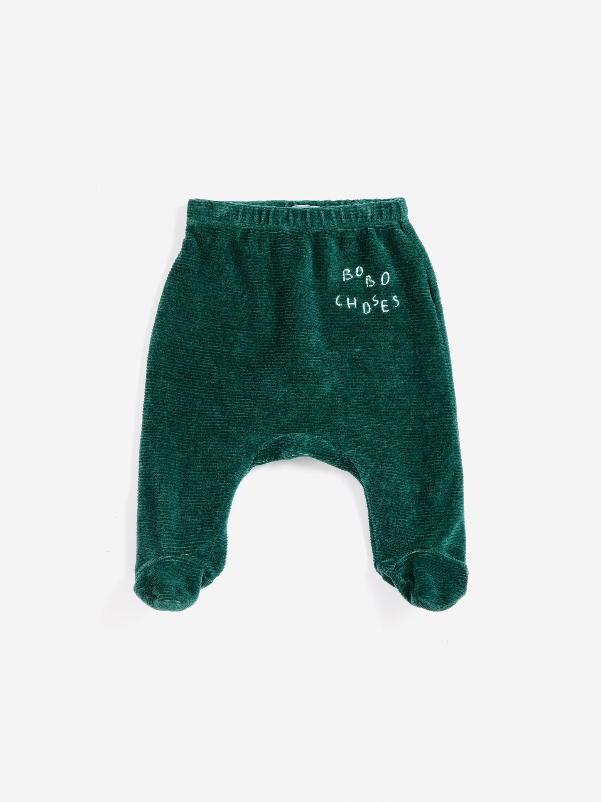 Bobo Choses Green Velvet 2pc Set