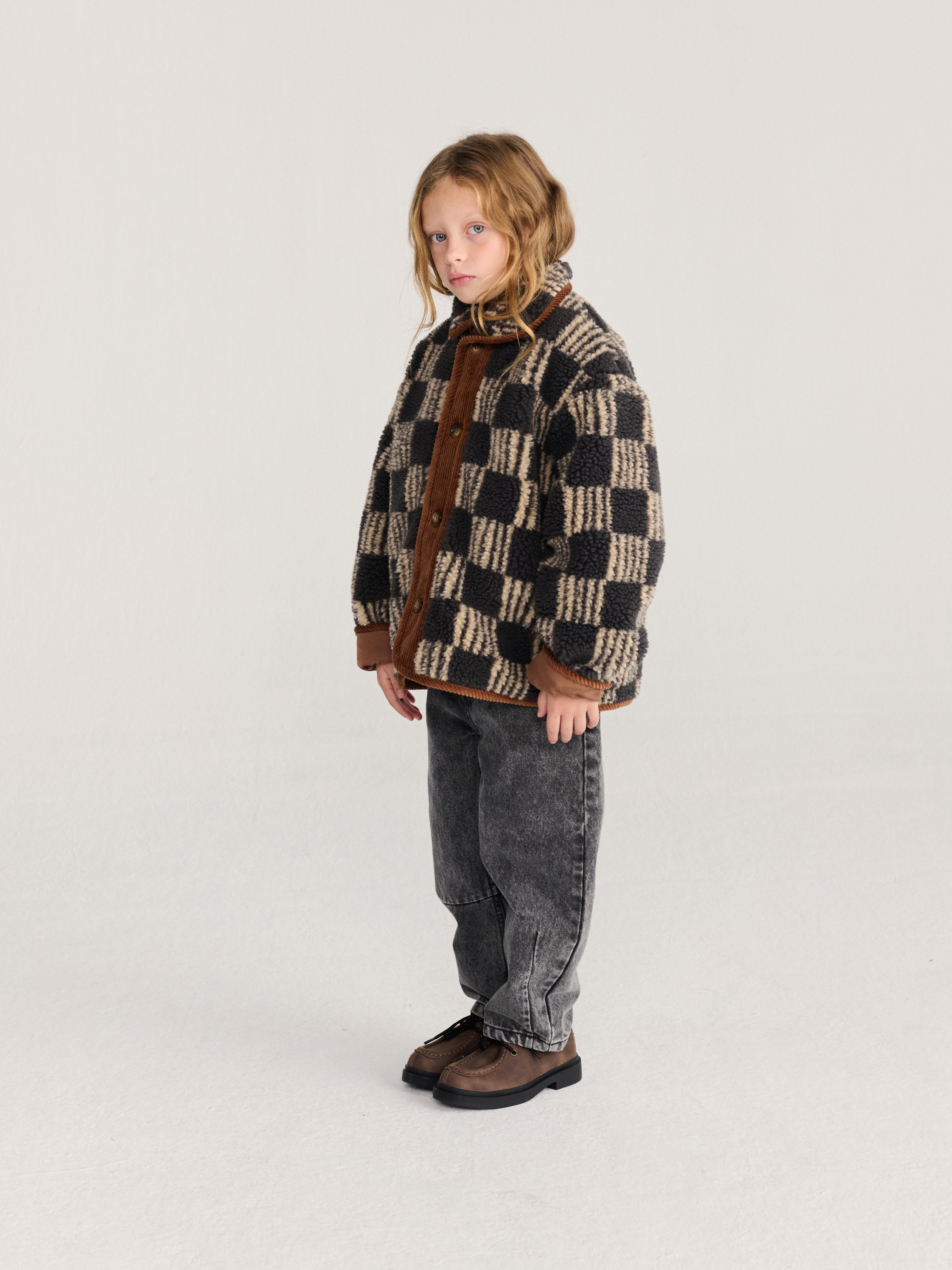 Bobo Choses Almost Moire Sheepskin Jacket