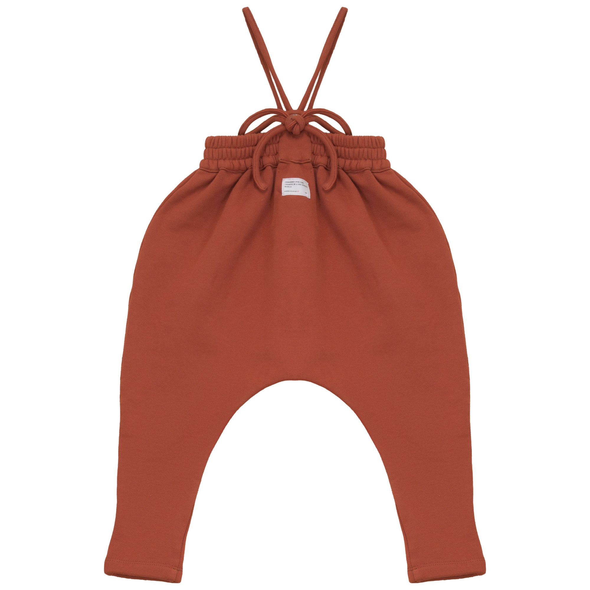 Calla Lili Rust Baby Sweat Romper