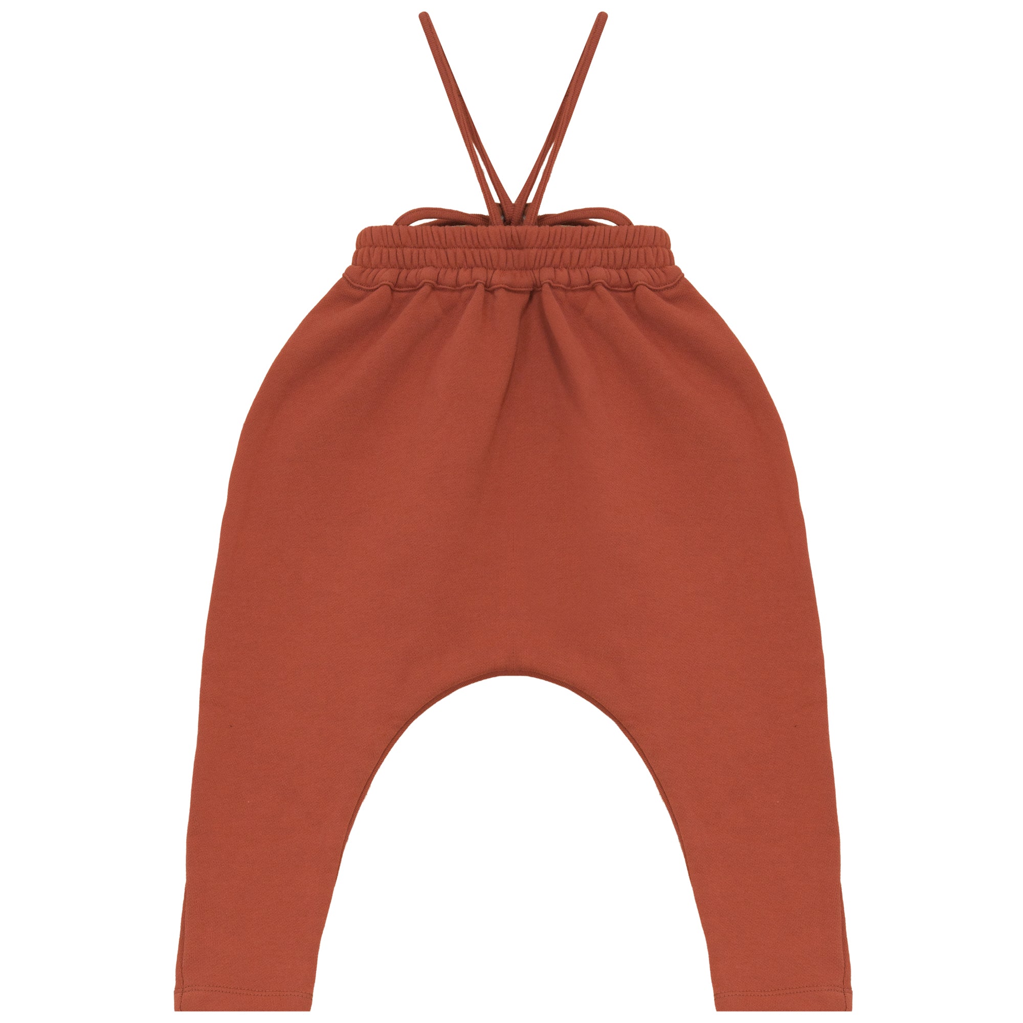 Calla Lili Rust Baby Sweat Romper