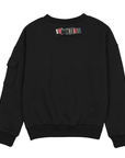 Bopop Black Buckle Sweatshirt