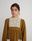 Bebe Organic Mustard Myla Dress