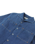 Gingersnaps Blue Gian Button Down Polo