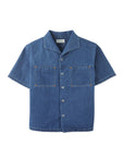 Gingersnaps Blue Gian Button Down Polo