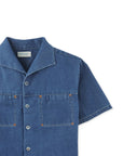 Gingersnaps Blue Gian Button Down Polo