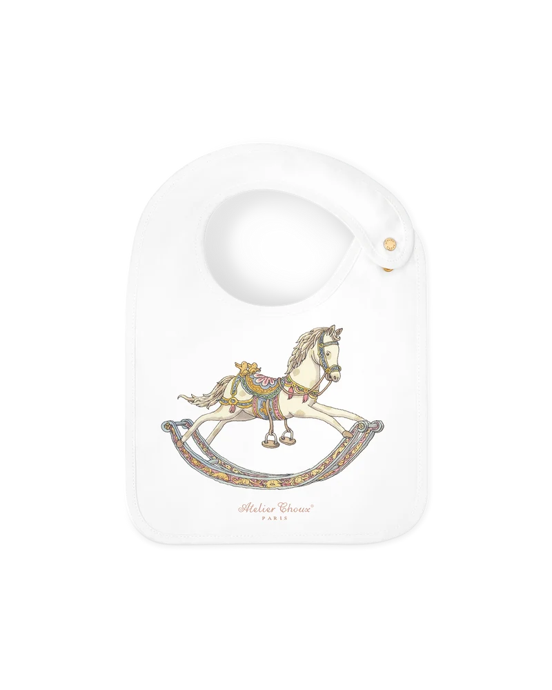 Atelier Choux Swaddle White Bib Gift Set