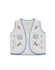 Cera Una Volta Victoria Gilet White