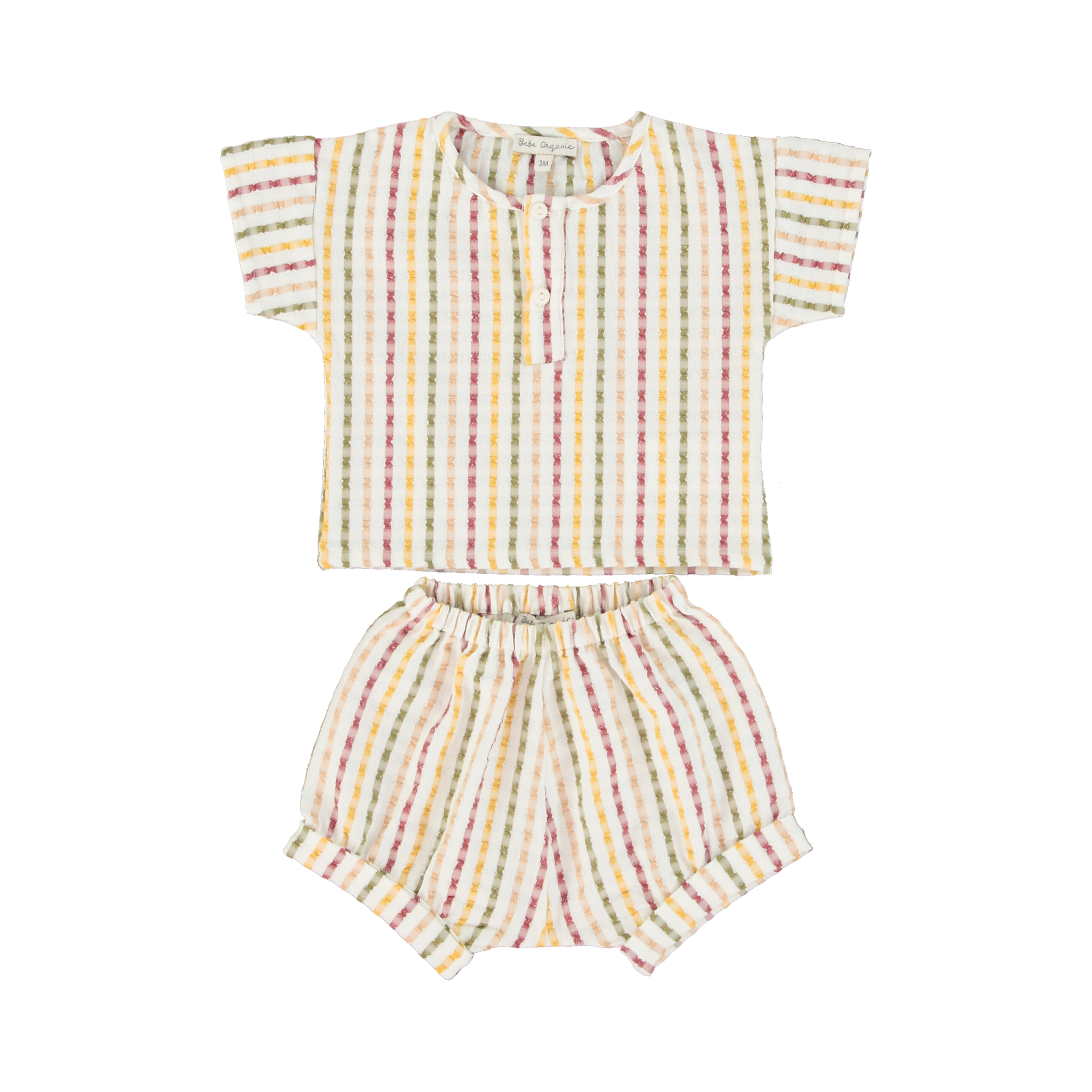 Bebe Organic Summer Stripe Cesar Baby Set