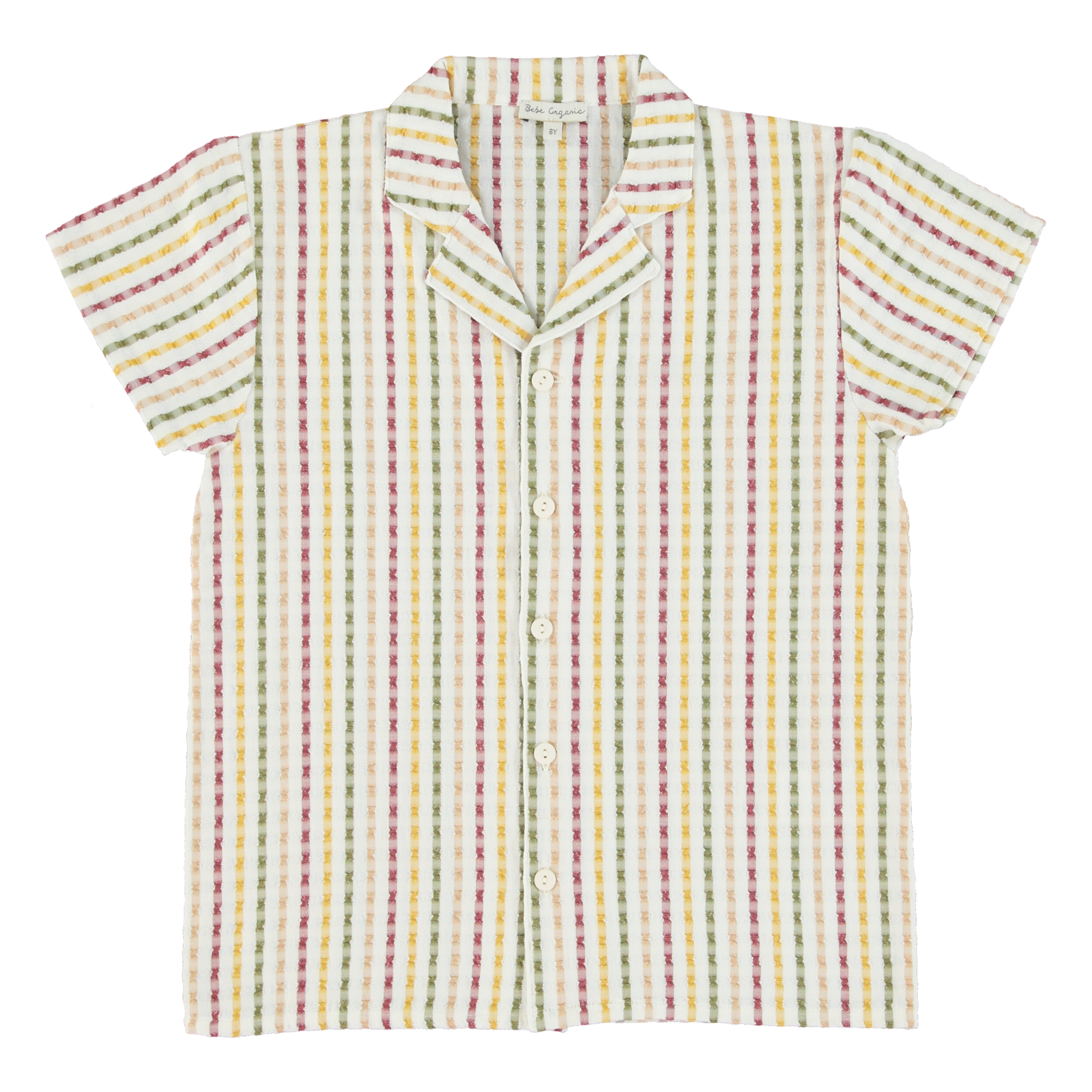 Bebe Organic Summer Stripe Cesar Shirt