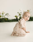 Citrine Blueberry Bunches Footie Set