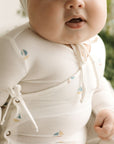 Citrine Sailboat Footie Set