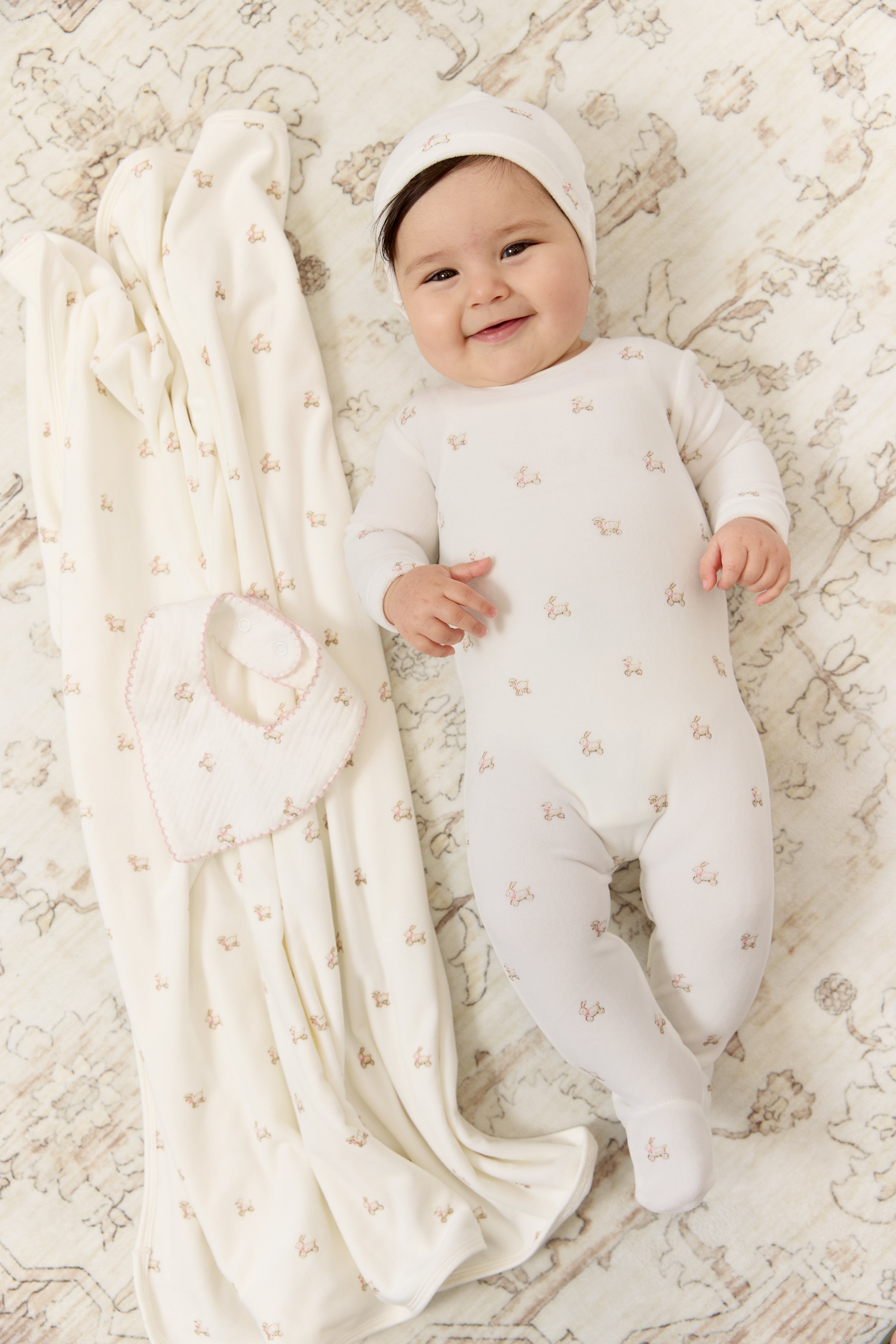 Kipp Petits Amis Pink Footie Set